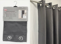 PIC rideau opaque charbon 54x84