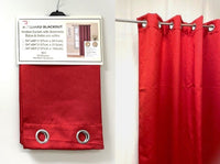 PIC rideau opaque rouge 54x84