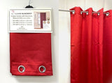 PIC rideau opaque rouge 54x84"