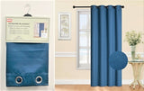 PIC rideau opaque bleu marin 54x84"