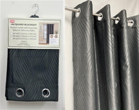 PIC rideau opaque noir 54x84