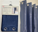 PIC rideau opaque bleu marin 54x63"