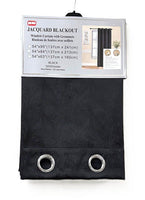 PIC rideau opaque noir 54x63