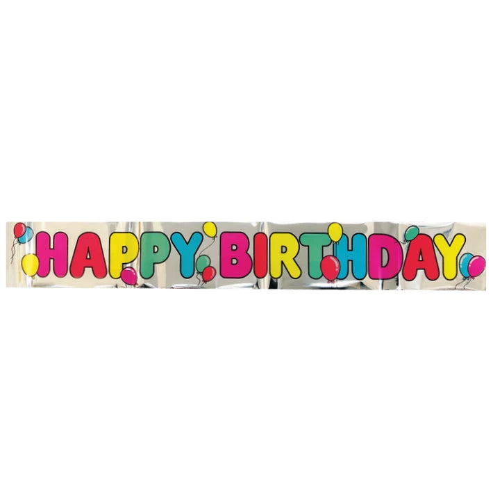 Banderole "Happy Birthday" 12pi
