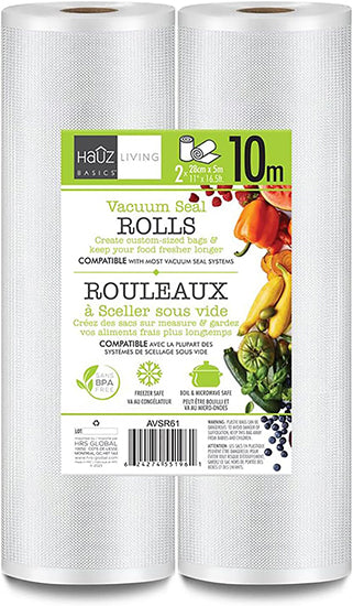 HAUZ | VACUUM SEAL ROLLS – PACK OF 2 - Dollar Royal