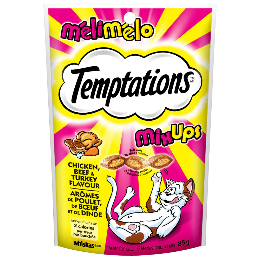 Temptations gâterie méli mélo viande 85g - Dollar Royal