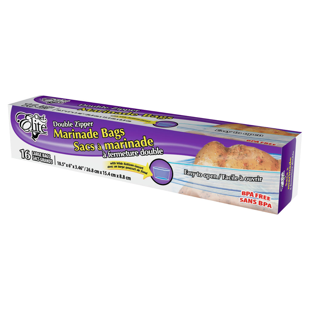 Chef Elite sacs à marinade pk16