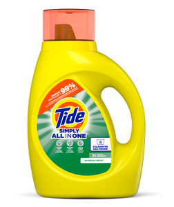 Tide détergent à lessive simply tout en un 24 brassés
