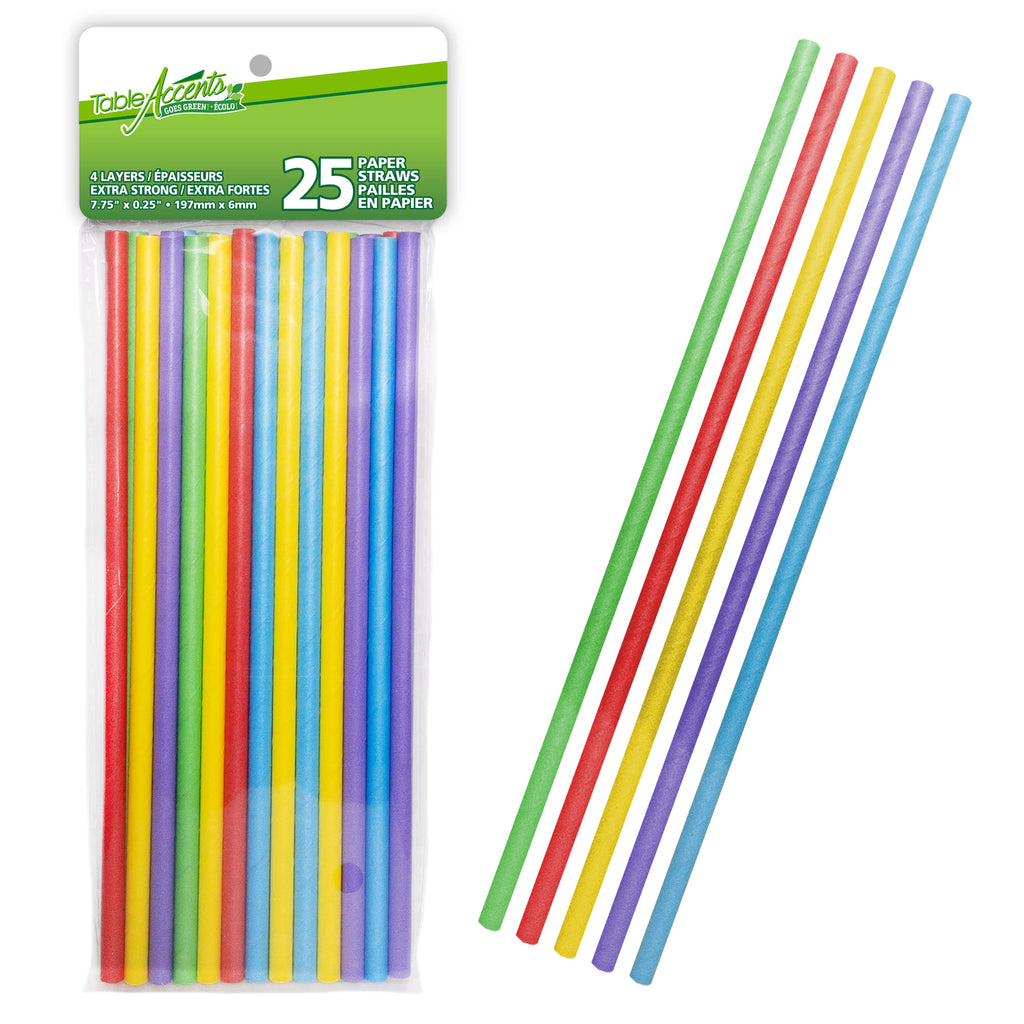 Table Accents pailles jumbo pk25
