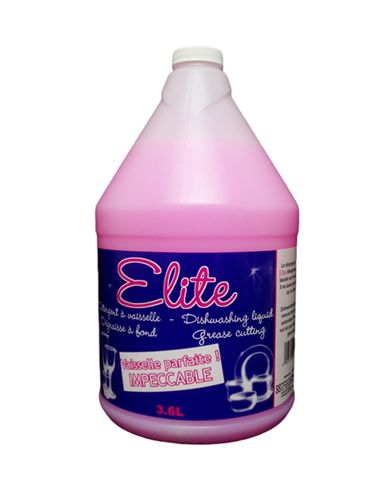 Élite savon à vaisselle rose 3.6L