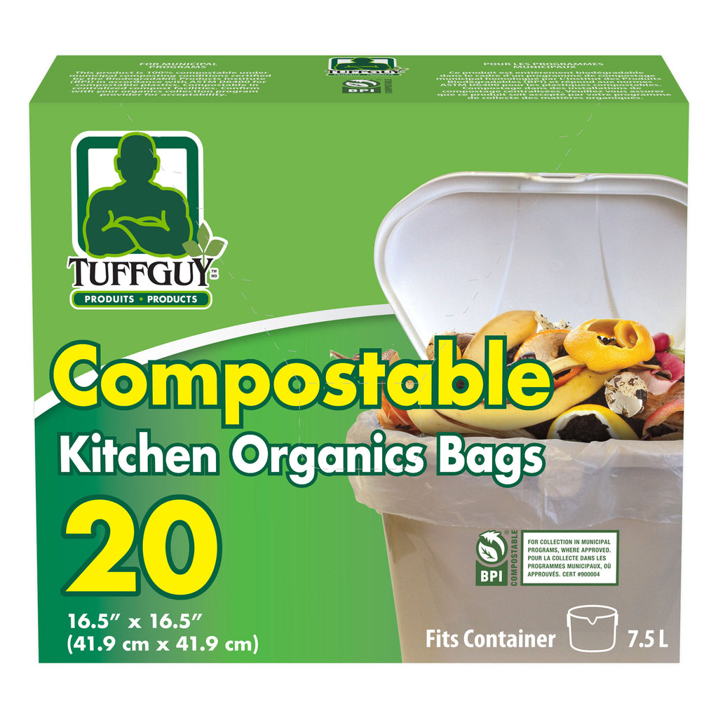 Tuff Guy sacs compostables pk20