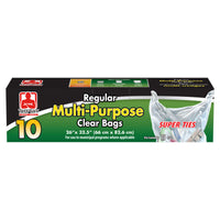 TuffGuy sac à ordure transparents multi-usages 75L