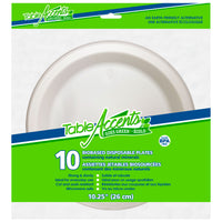 Table Accents assiettes jetables 10