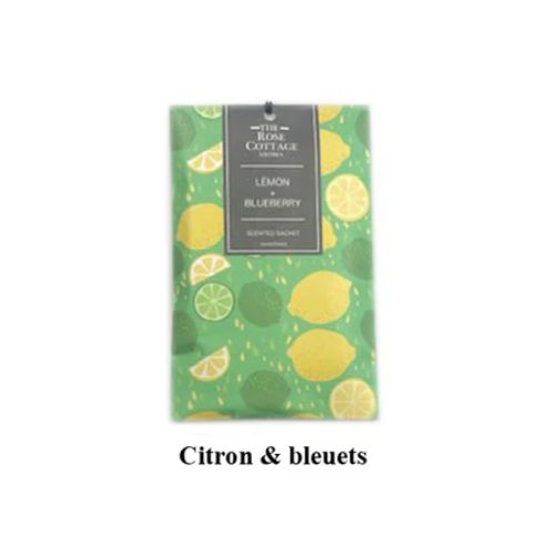 Sachet parfumé citron et bleuets