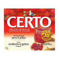 Certo Cristaux de pectine pour confitures maison 57g