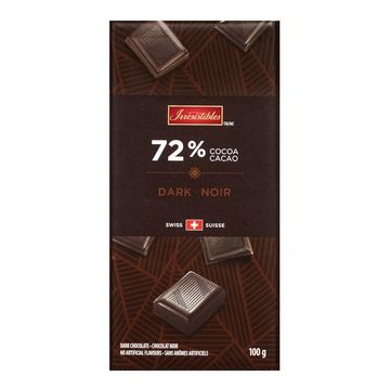 Irresistibles chocolat noir 72% 100g