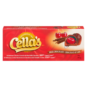 Cellas chocolat au lait avec cerise 141g