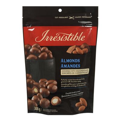 Irresistible amandes enrobées de chocolat au lait 300g