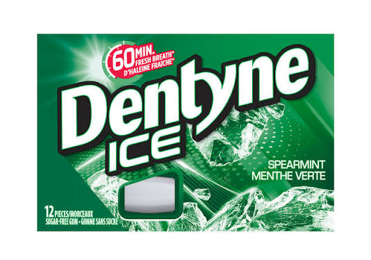 Dentyne ice menthe verte pk12