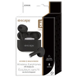 Escape écouteur bouton sans fil avec étui noir
