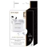 Escape écouteur bouton sans fil avec étui blanc