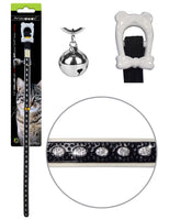 Collier pour chat avec diamant noir