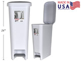 Sterilite poubelle "slim" 42L