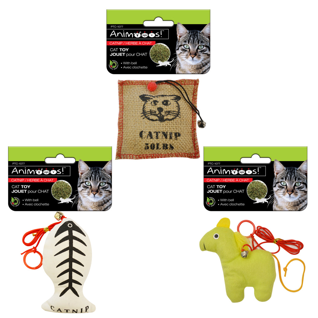 Animooos jouet pour chat avec herbe à chat - Dollar Royal