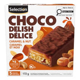 Selection Choco délice tender bar - caramel and nuts 172g