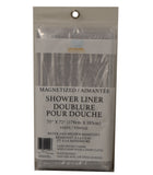 Doublure de rideau douche 70x72"