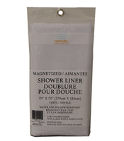 Doublure de rideau douche blanc 70x72