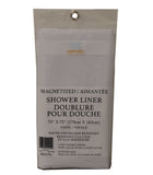 Doublure de rideau douche blanc 70x72"