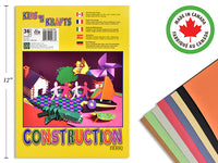 Kids 'N Krafts papier de construction 9x12