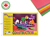 Kids n krafts papier construction 12x18" pk18