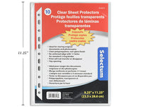 Selectum Protège feuilles transparents pk10