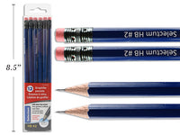 Selectum crayons à mine de graphite 2HB pk12