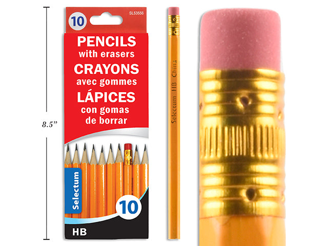Selectum crayons à mine HB pk10
