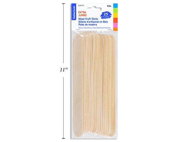 Selectum bâtons de bois jumbo pk25