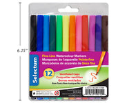 Selectum marqueurs pointe-fine pk12