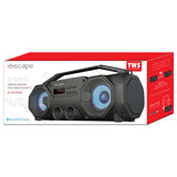 TWS STEREO WIRELESS SPEAKER WITH FM RADIO AND DISCO LED LIGHT