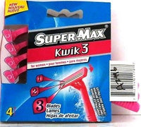 Supermax razors for women kwik3 pk4 +1