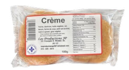 Beigne crème fraise 100g