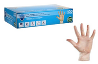 Sani Guard gants en vinyle moyen pk100