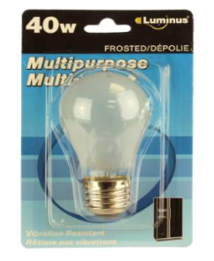 Luminus ampoule givré 40w