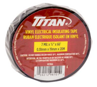 Titan ruban électrique noir