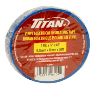 Titan ruban électrique bleu