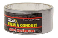 Titan ruban à conduit argent