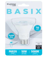 Luminus ampoule del par20 7W 5000k