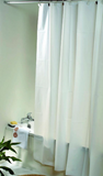 Doublure de rideau de douche blanc 71x71"