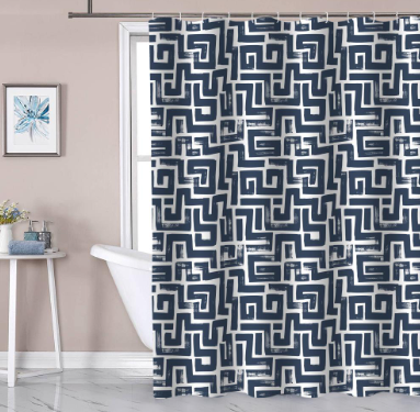 Rideau de douche 71x71"